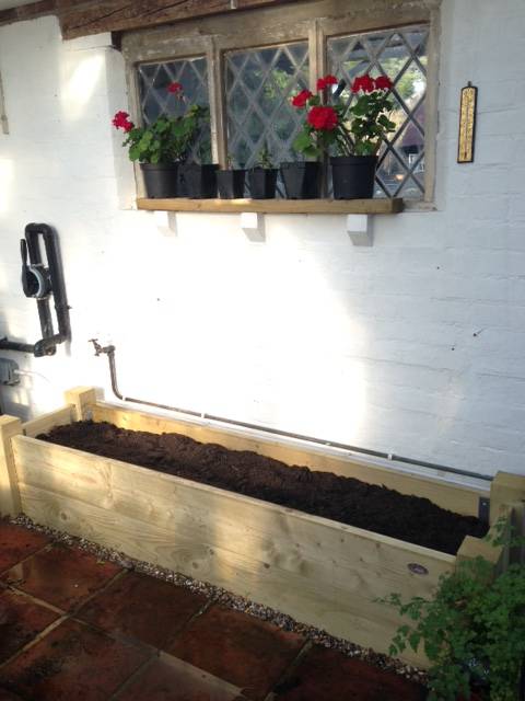 greenhouse raised bed